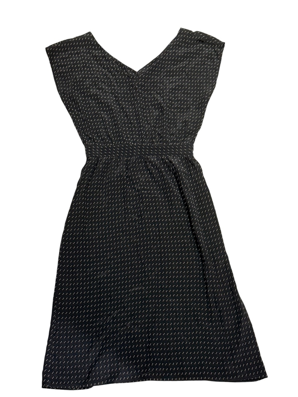No.6 Store Silk Dot Print Midi Dress Black Size Small - Picture 6 of 13